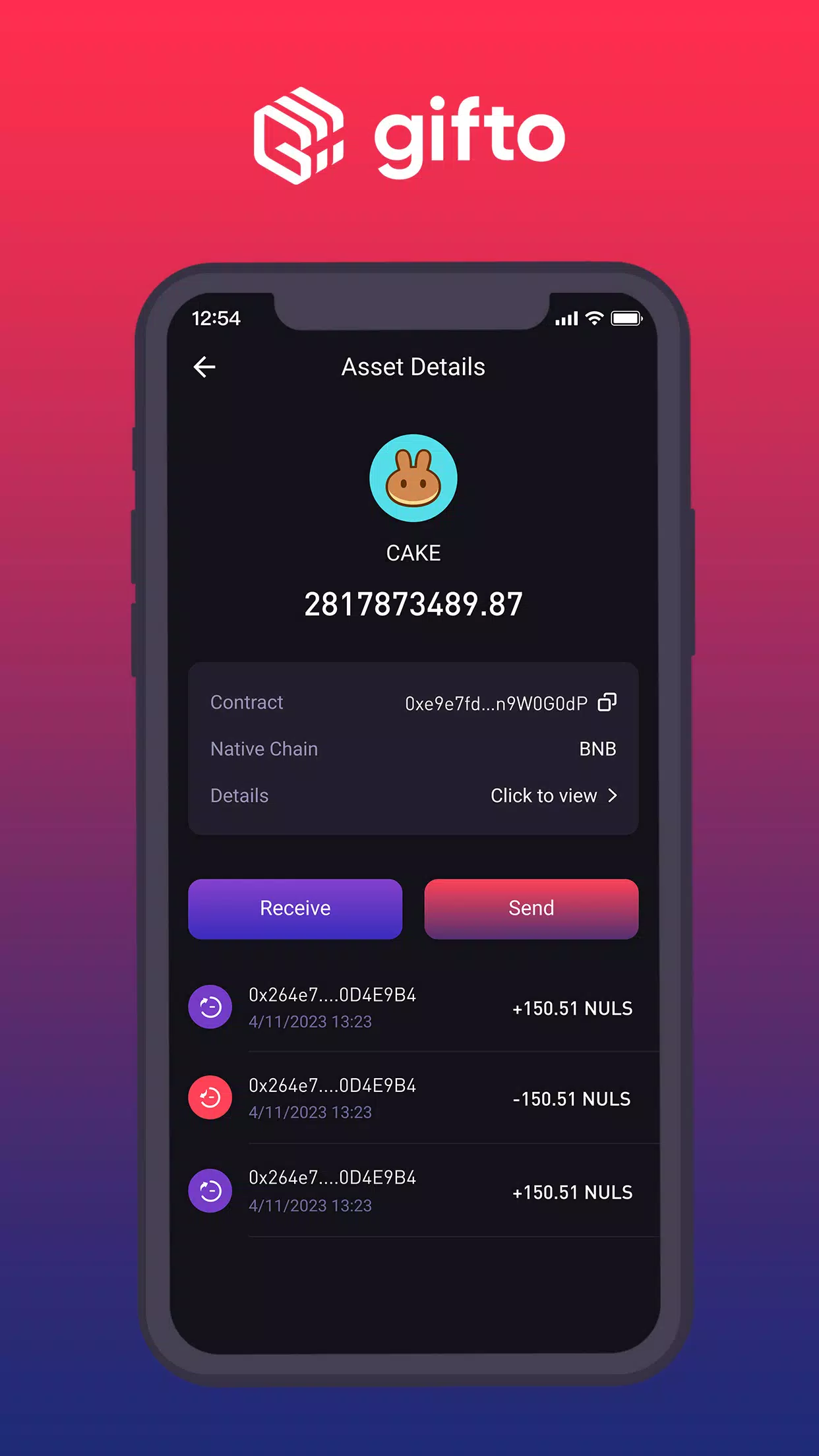 GFT Wallet Captura de tela 2