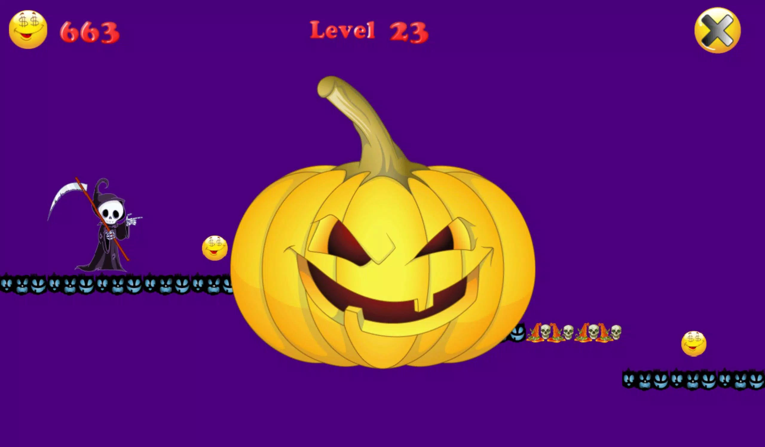 Halloween Pumpkin Adventure ဖန်သားပြင်ဓာတ်ပုံ 1