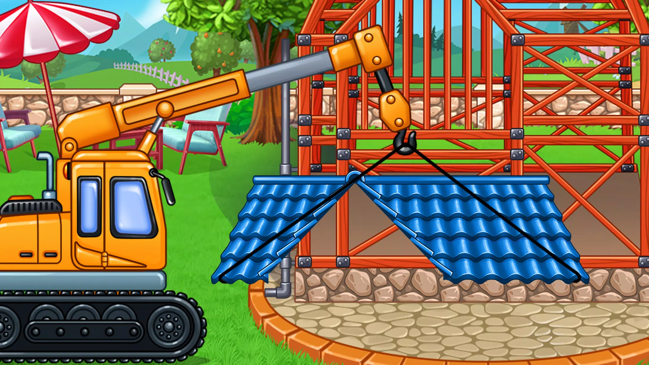 Construction Truck Kids Games 스크린샷 1