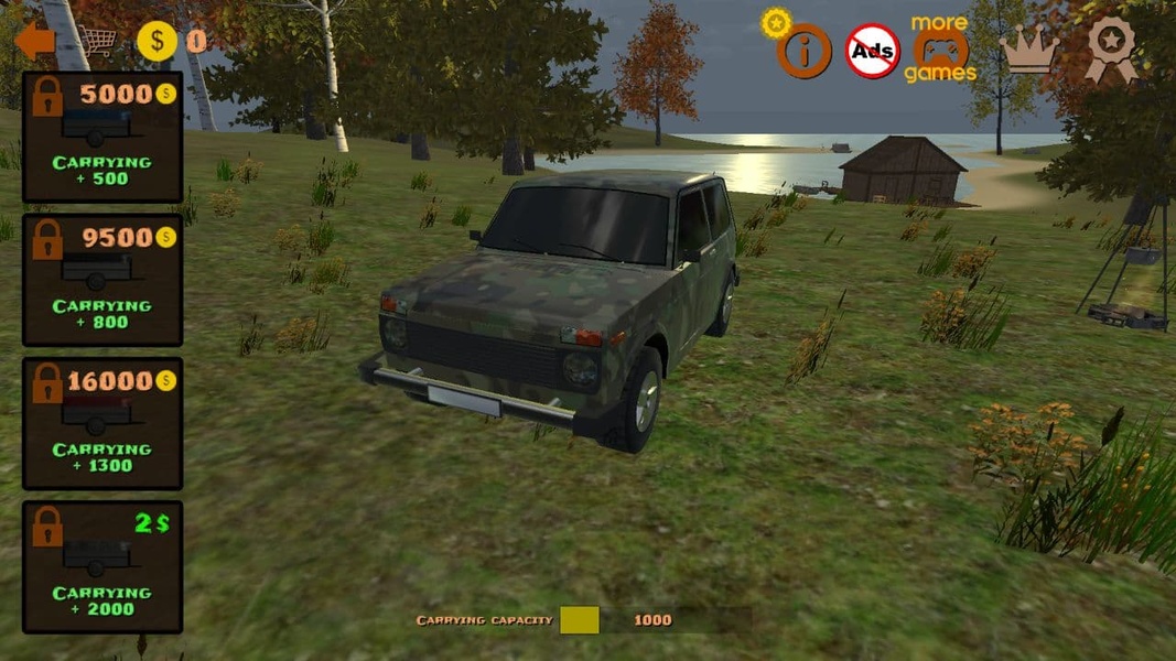 Hunting Simulator 4x4 Tangkapan skrin 1