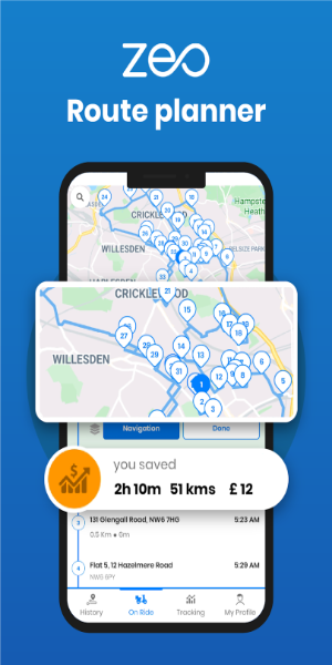 Zeo Fast Multi Stop Route Plan ဖန်သားပြင်ဓာတ်ပုံ 0