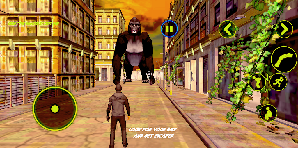 Gorilla Kong Kaiju City Beasts Zrzut ekranu 1