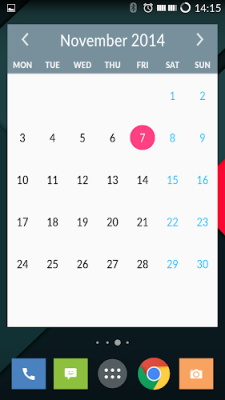 Month Calendar Widget by BiHSnow Schermafbeelding 0