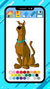 Scooby coloring doo cartoon ga Captura de tela 1