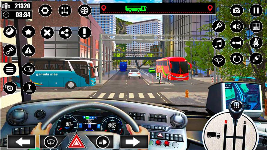 Motor Bus Simulator Coach Game स्क्रीनशॉट 0