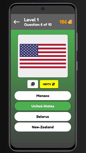 Flags Quiz - Guess The Flags应用截图第0张