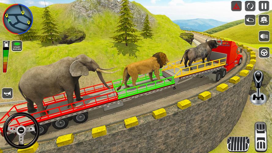 Wild Animal Truck Transporter Tangkapan skrin 1