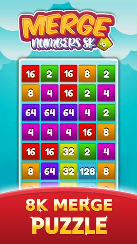 2048 Number Merge Games Puzzle Скриншот 0