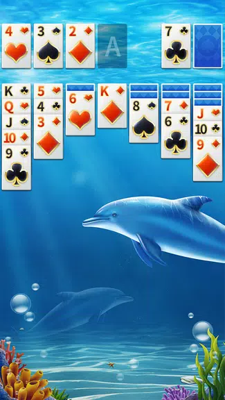 Solitaire - Dark Mode Скриншот 2