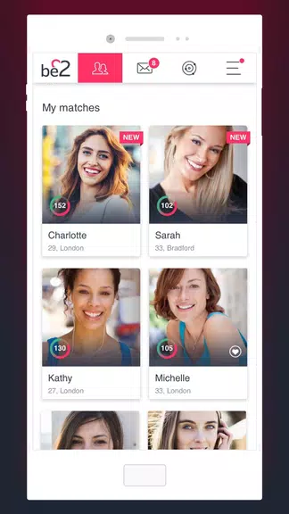be2 - Partnersuche&Dating App Screenshot 1