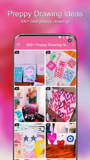 300+ Preppy Drawing Ideas Zrzut ekranu 0