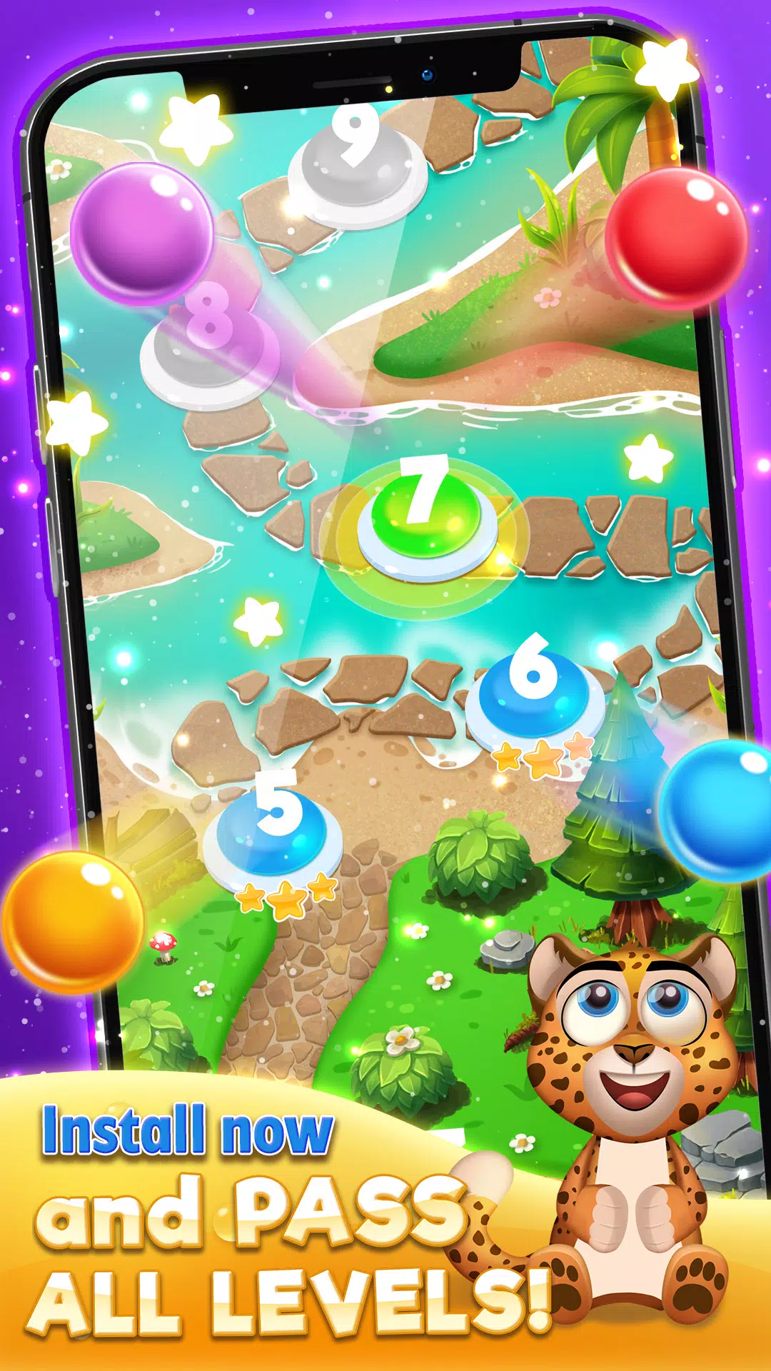 Bubble Pop: Wild Rescue Schermafbeelding 3