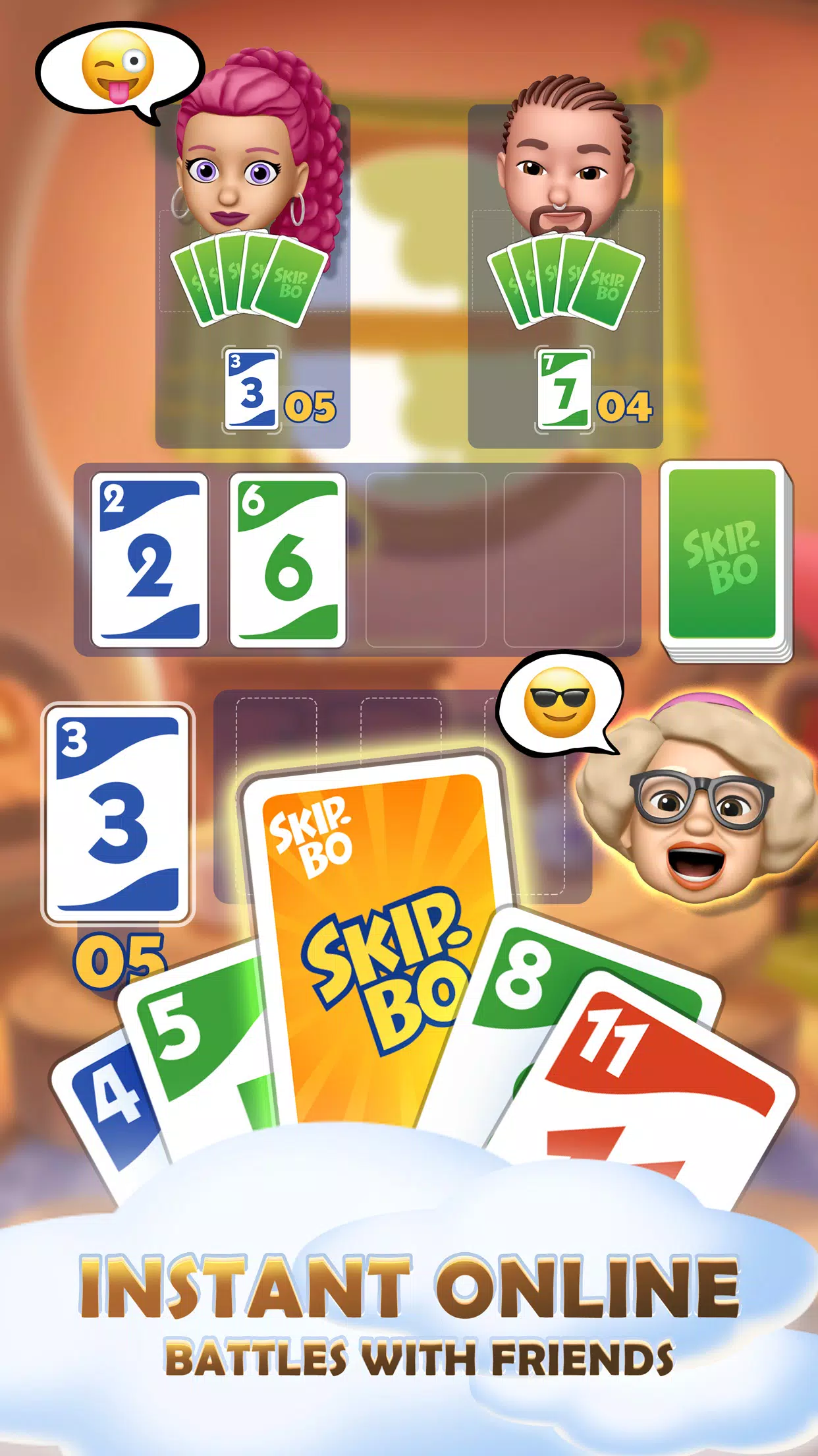 Skip-Bo™: Solitaire Card Game Screenshot 1