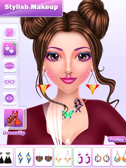 Fashion Makeup: Dress Up Girls ภาพหน้าจอ 1