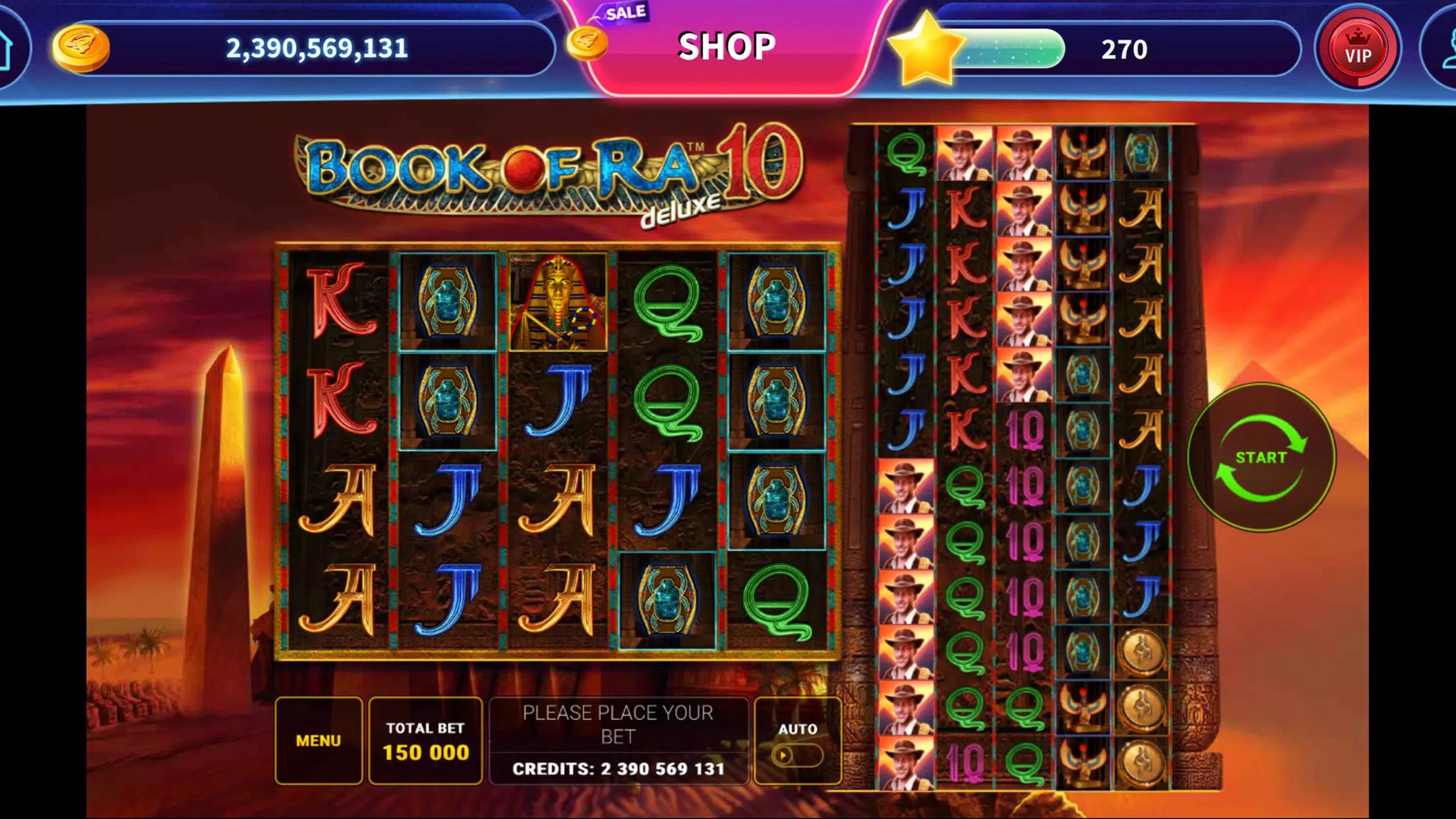 Book of Ra™ Deluxe Slot Ekran Görüntüsü 3