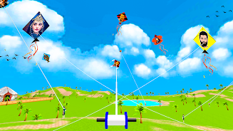 Osman Gazi kite flying 3d game Schermafbeelding 1