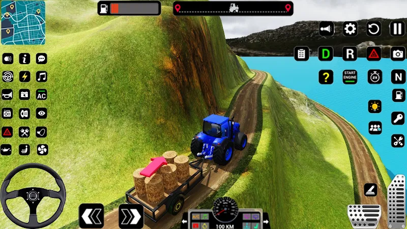 Tractor Trolly Driving Games ภาพหน้าจอ 2