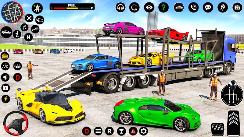 Car Transport Truck Games 스크린샷 0