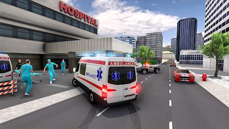 Ambulance Simulator Car Driver ภาพหน้าจอ 0