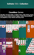 550+ Card Games Solitaire Pack Schermafbeelding 1