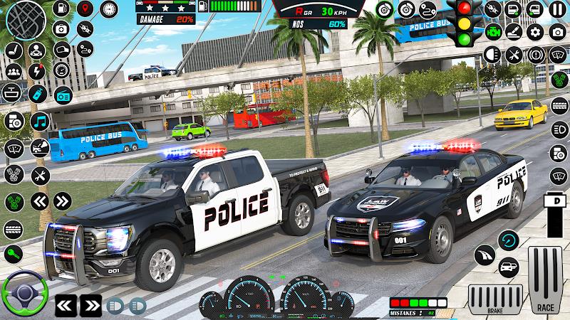 US Police Car Parking - King Captura de pantalla 3