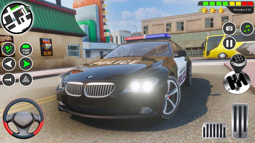 Super Police Car Parking 3D Captura de tela 1