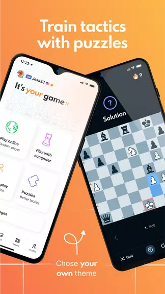 chess24 > Play, Train & Watch ภาพหน้าจอ 1