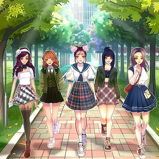 Moda Escola: Anime Vestir Jogo