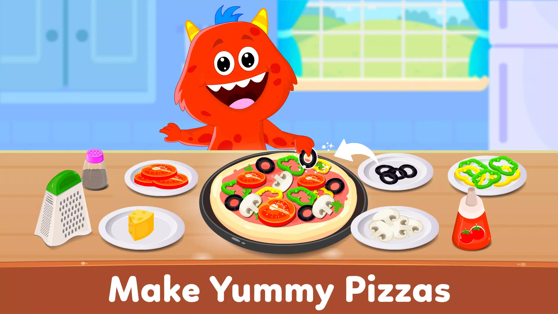 Pizza Maker Games for Kids Zrzut ekranu 0