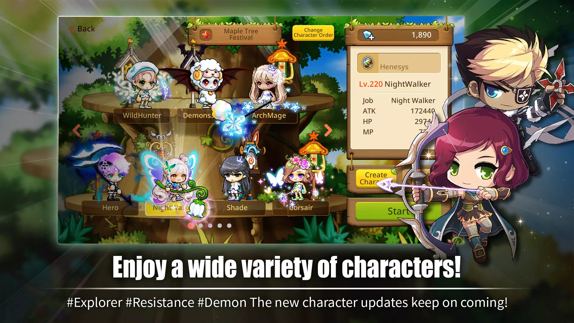 MapleStory M - Fantasy MMORPG Capture d'écran 3