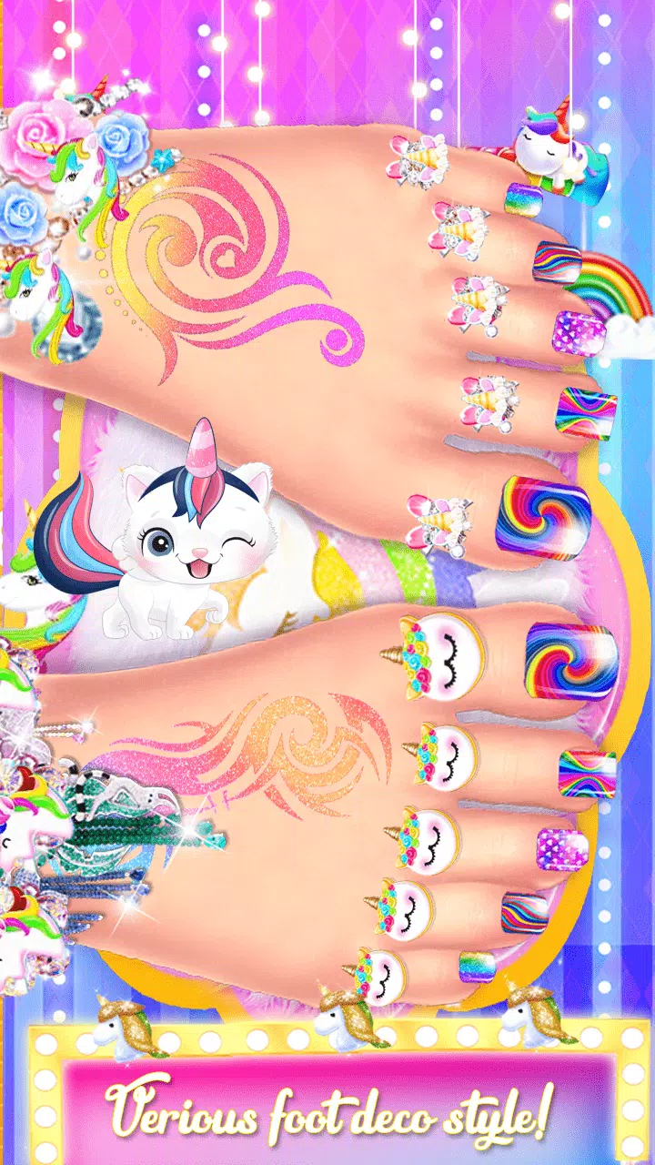 Unicorn Acrylic Nails Makeover應用截圖第2張