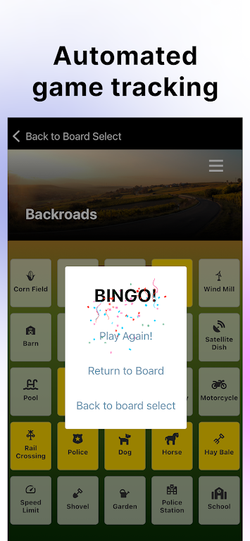 Travel Bingo - Road trip bingo Screenshot 2