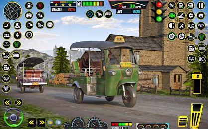 Rickshaw Game Rickshaw Driving Tangkapan skrin 1