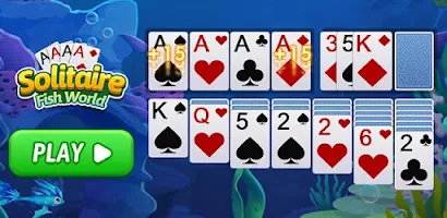 Solitaire Fish World-OceanTrip Capture d'écran 0