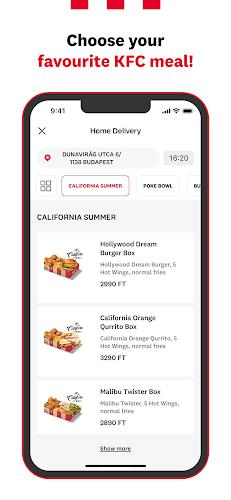 KFC Magyarország應用截圖第2張