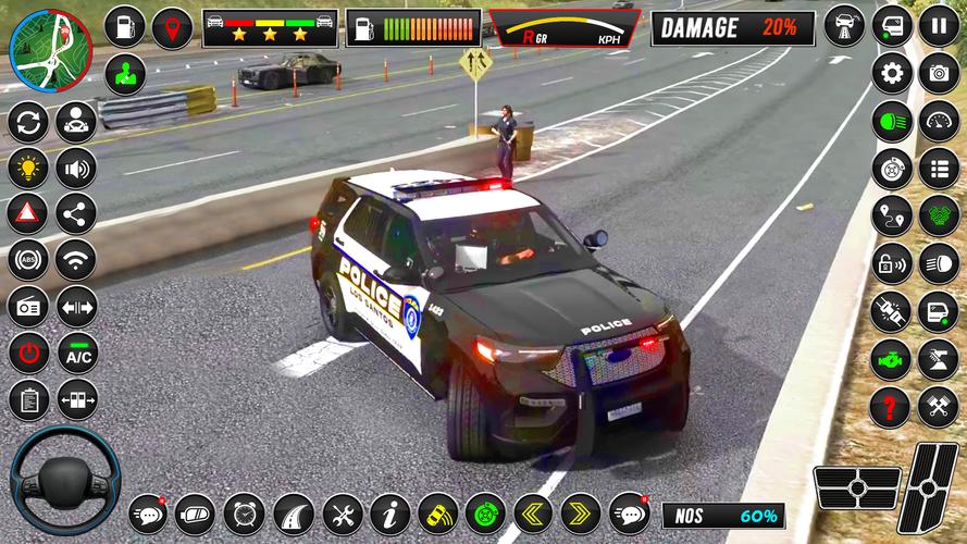 City Police Cop Car Driving 3D Captura de pantalla 3