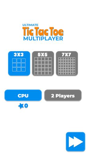 Tic Tac Toe Multiplayer Schermafbeelding 1