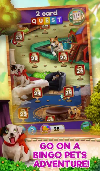Bingo Pets Party: Dog Days スクリーンショット 1