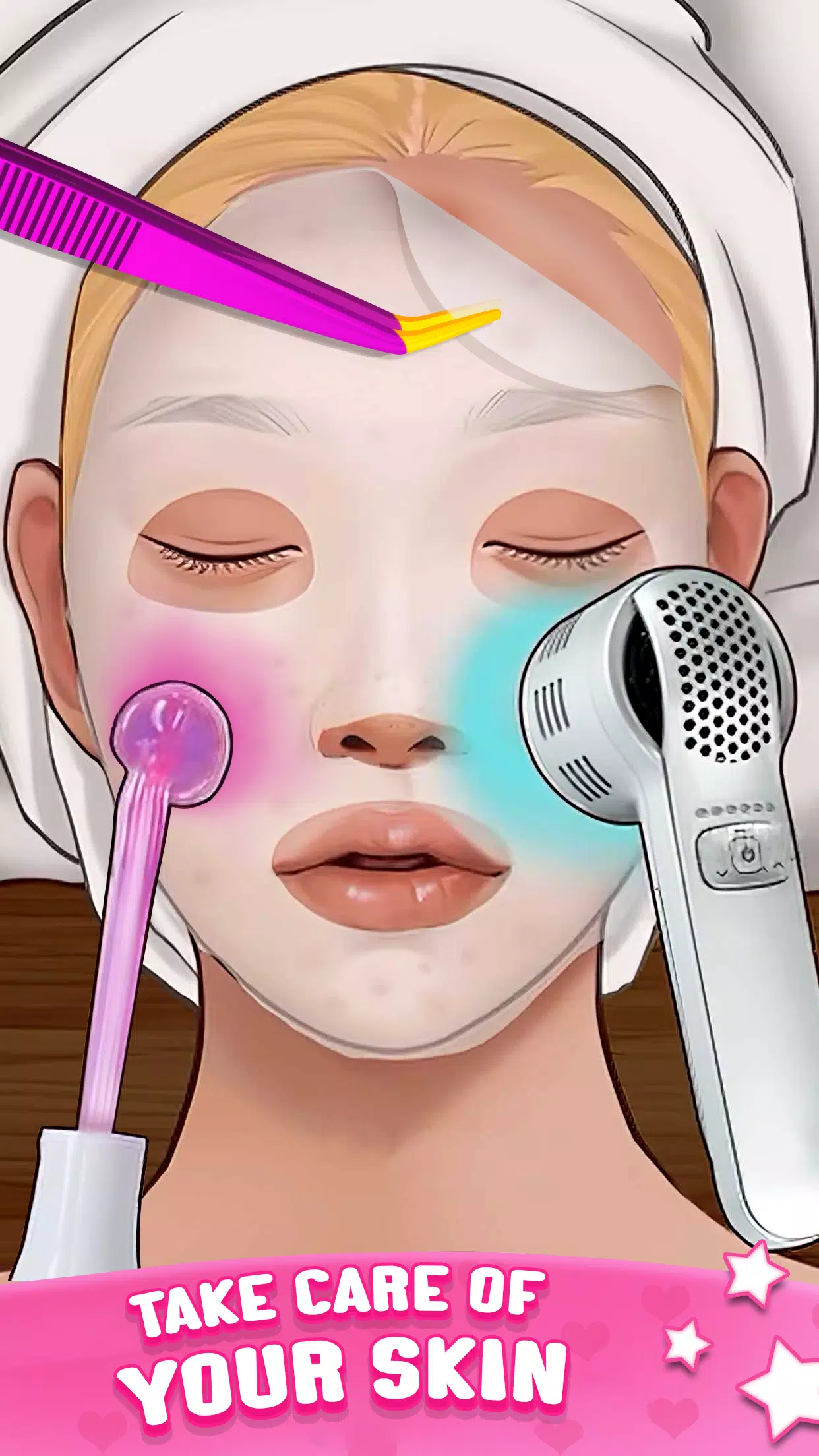 ASMR Doctor Game: Makeup Salon Screenshot 3