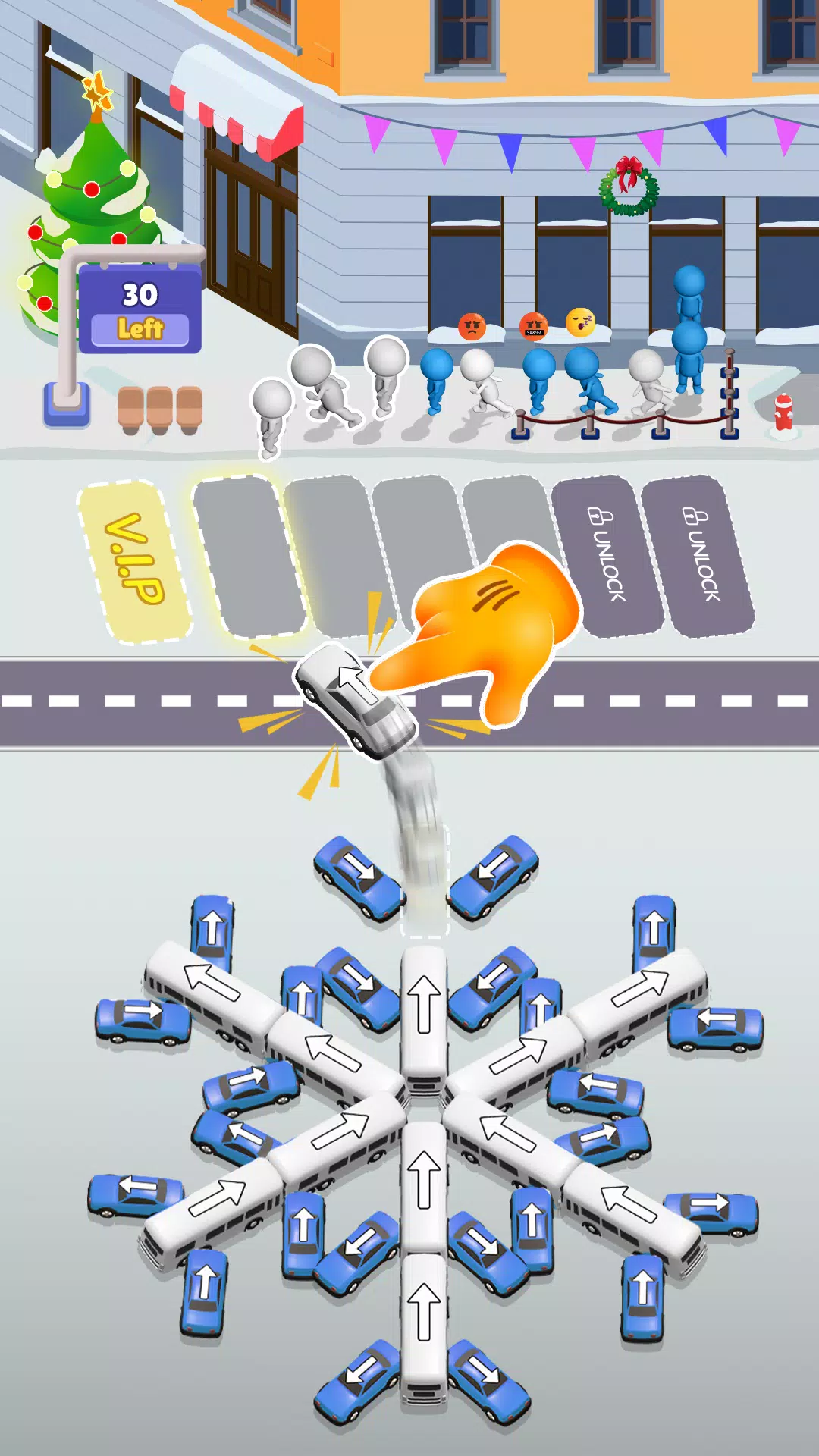 Bus Sort Jam: Parking Puzzle ภาพหน้าจอ 2