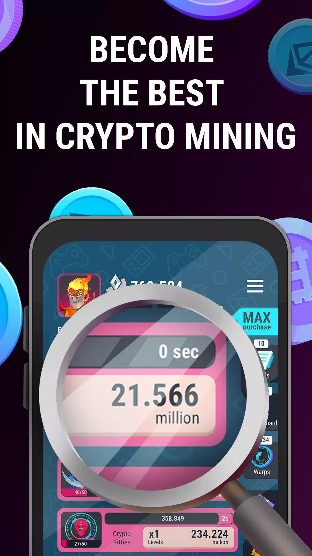 Crypto Miner Tycoon ဖန်သားပြင်ဓာတ်ပုံ 2