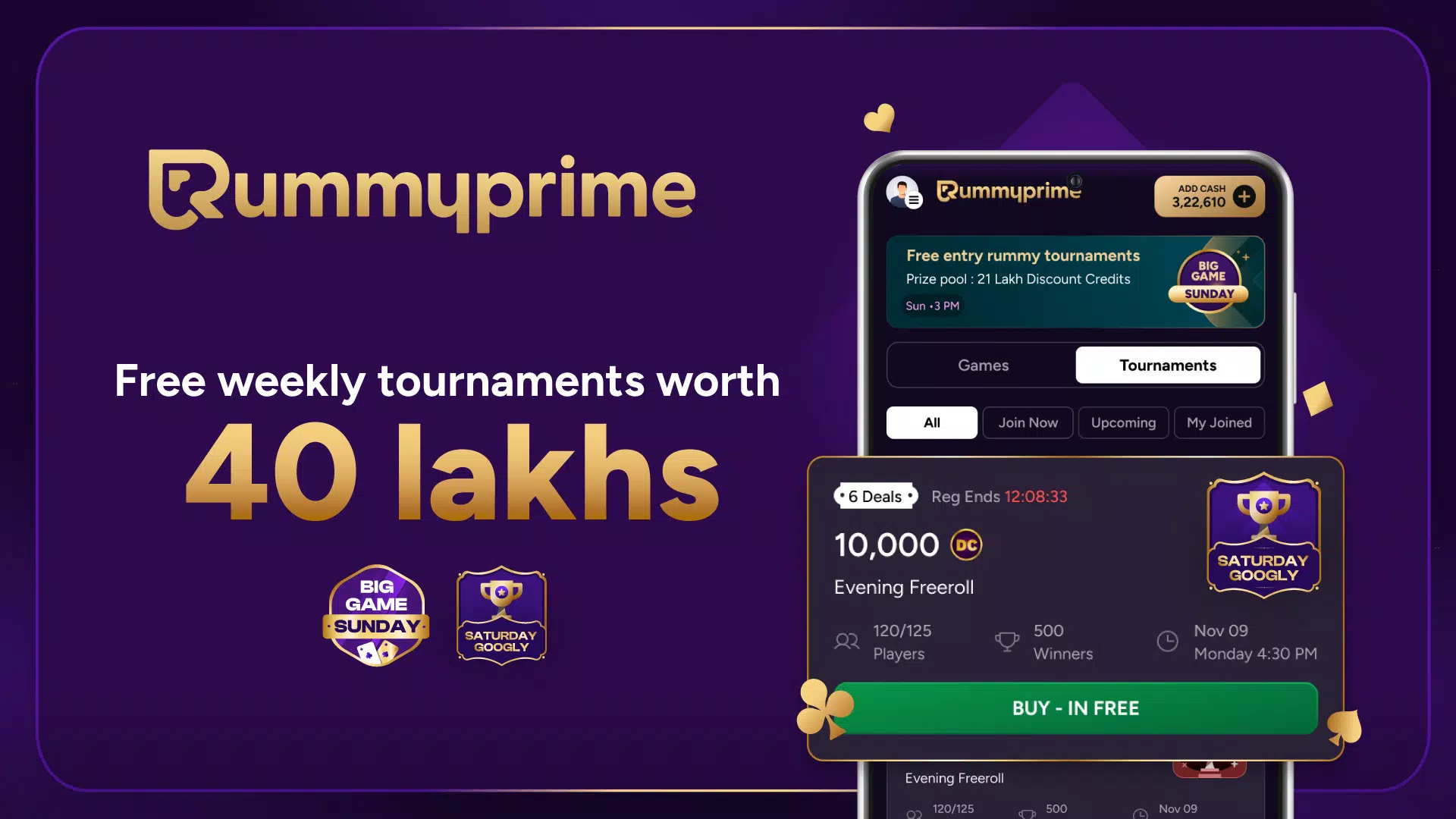 RummyPrime - Rummy Cash Game Скриншот 3