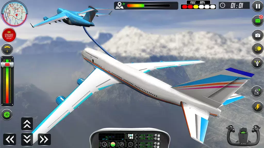 Real Plane Landing Simulator ဖန်သားပြင်ဓာတ်ပုံ 3