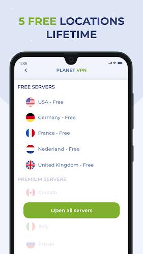 Free VPN Proxy by Planet VPN Скриншот 0