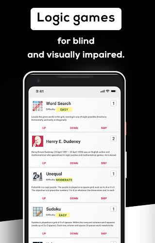 Games for visually impaired Schermafbeelding 0
