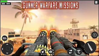 Military Machine Gunner Games स्क्रीनशॉट 0