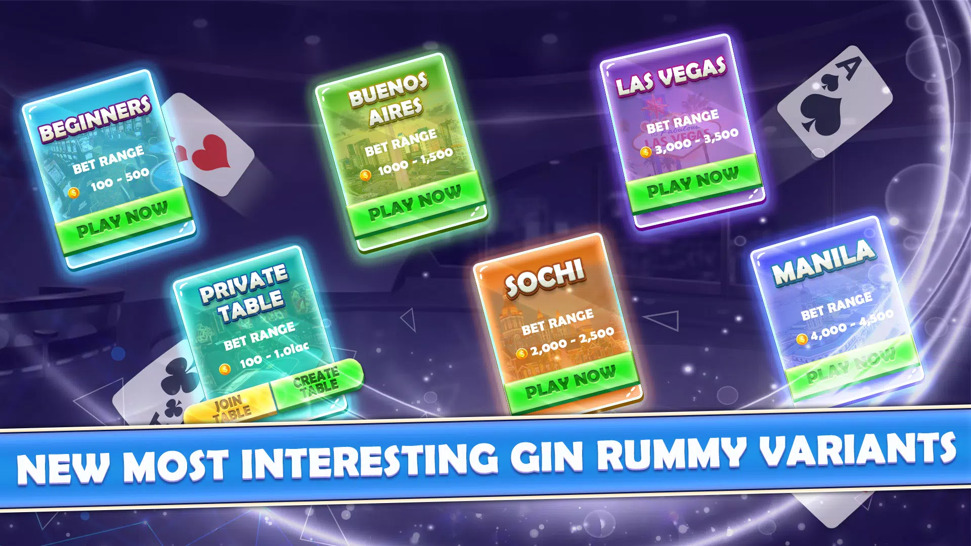 Gin Rummy Multiplayer Ảnh chụp màn hình 1