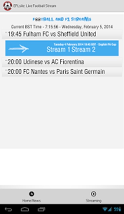 EPLsite: Live Football Stream Zrzut ekranu 2
