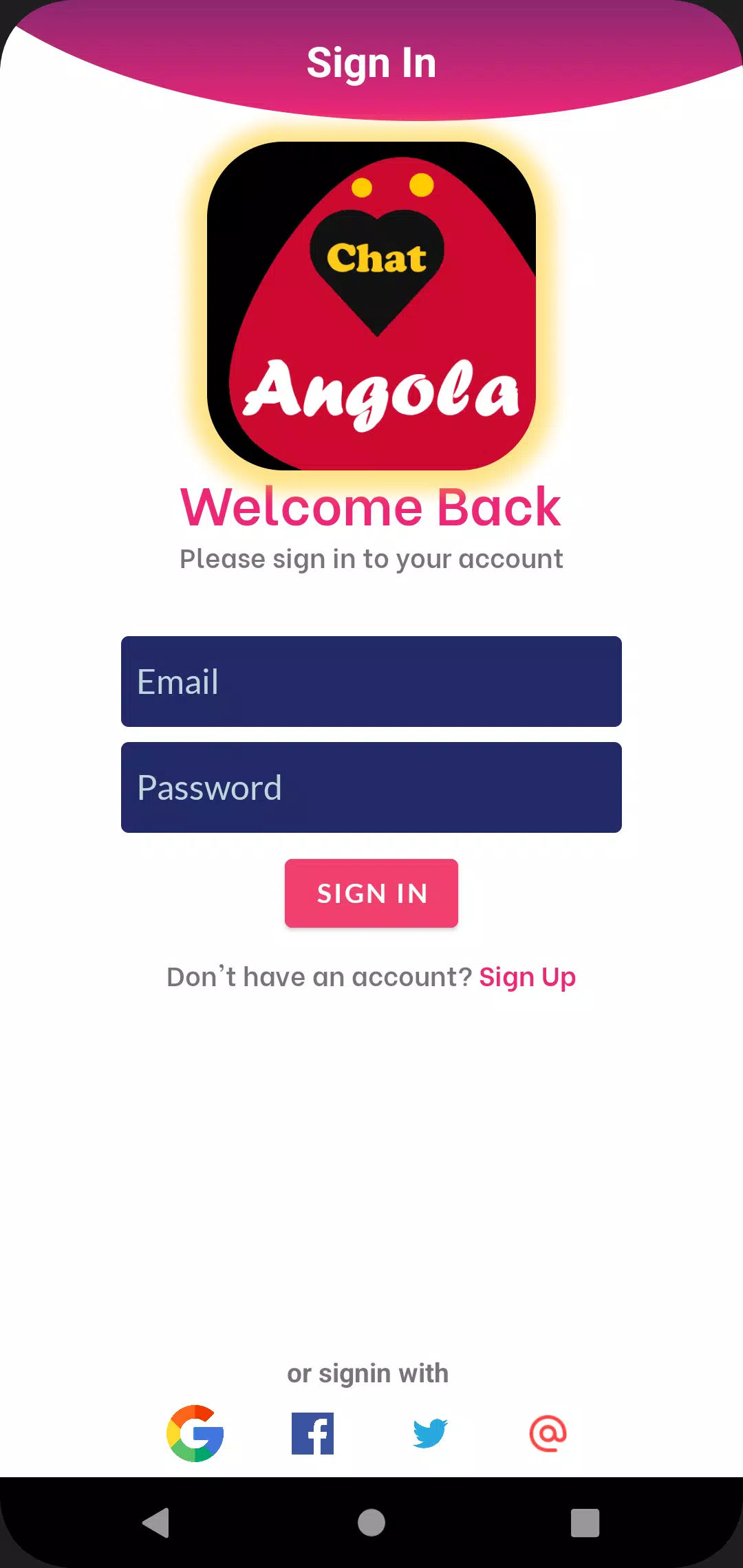 Angola dating app chat rooms Ảnh chụp màn hình 2