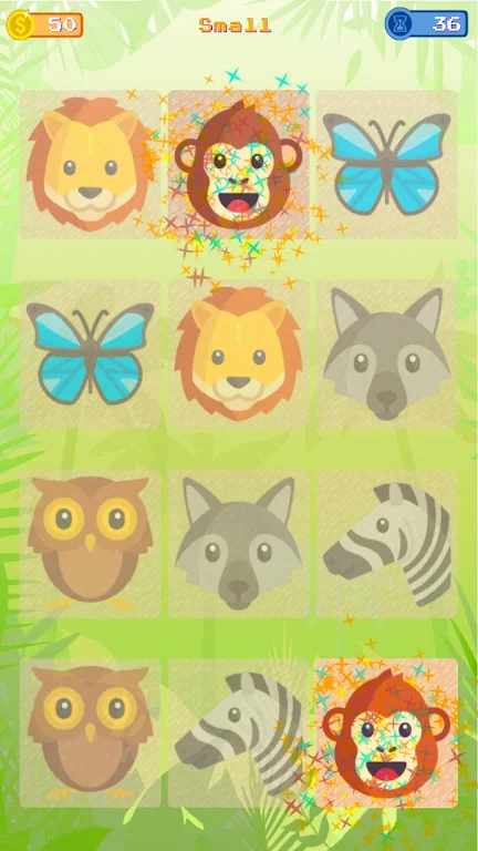 Memory Game Animals 스크린샷 2